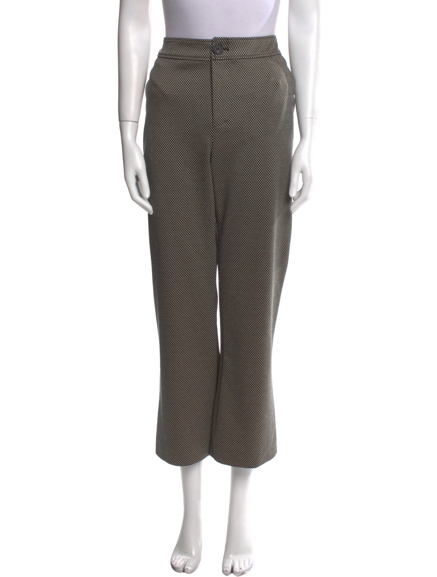 Claudie Pierlot Polka Dot Print Wide Leg Pants