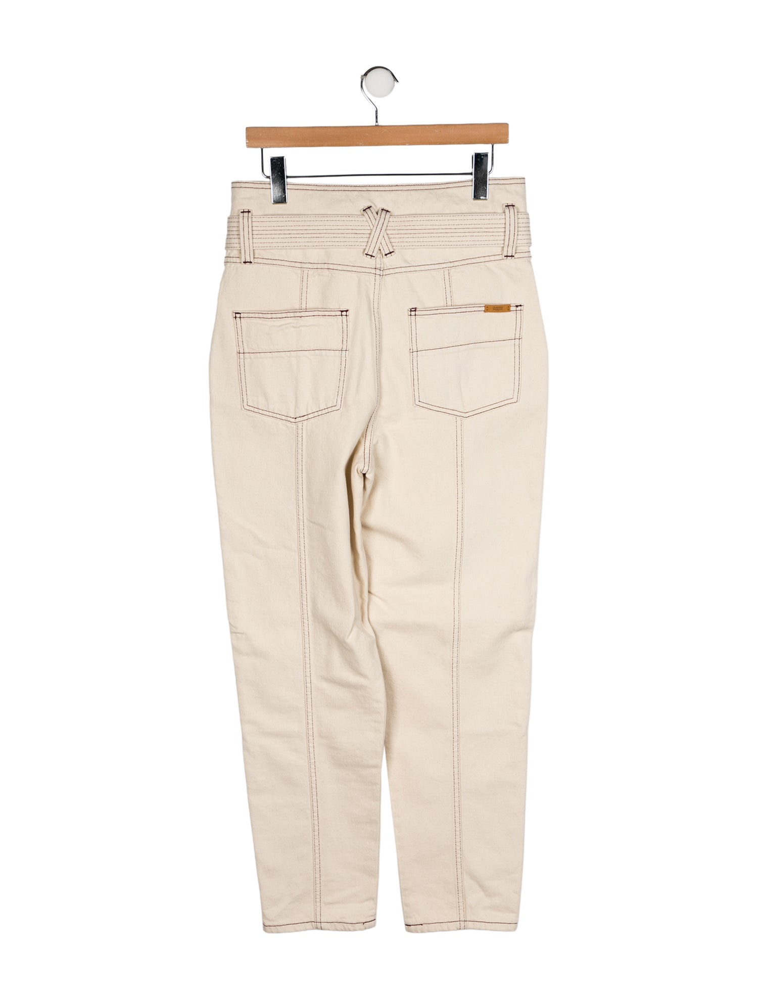 Claudie Pierlot High-Rise Straight Leg Jeans w/ Tags