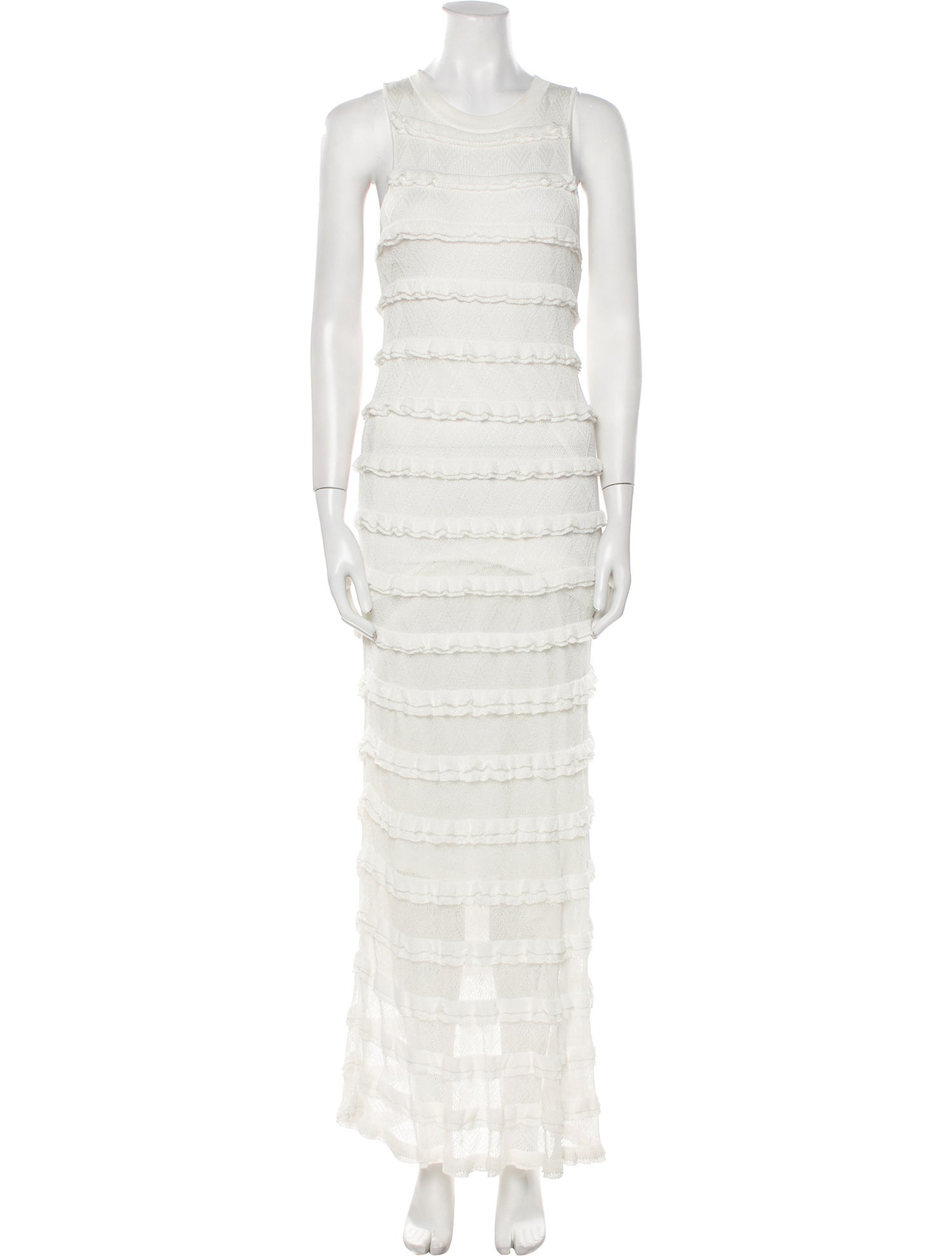 Claudie Pierlot Scoop Neck Long Dress