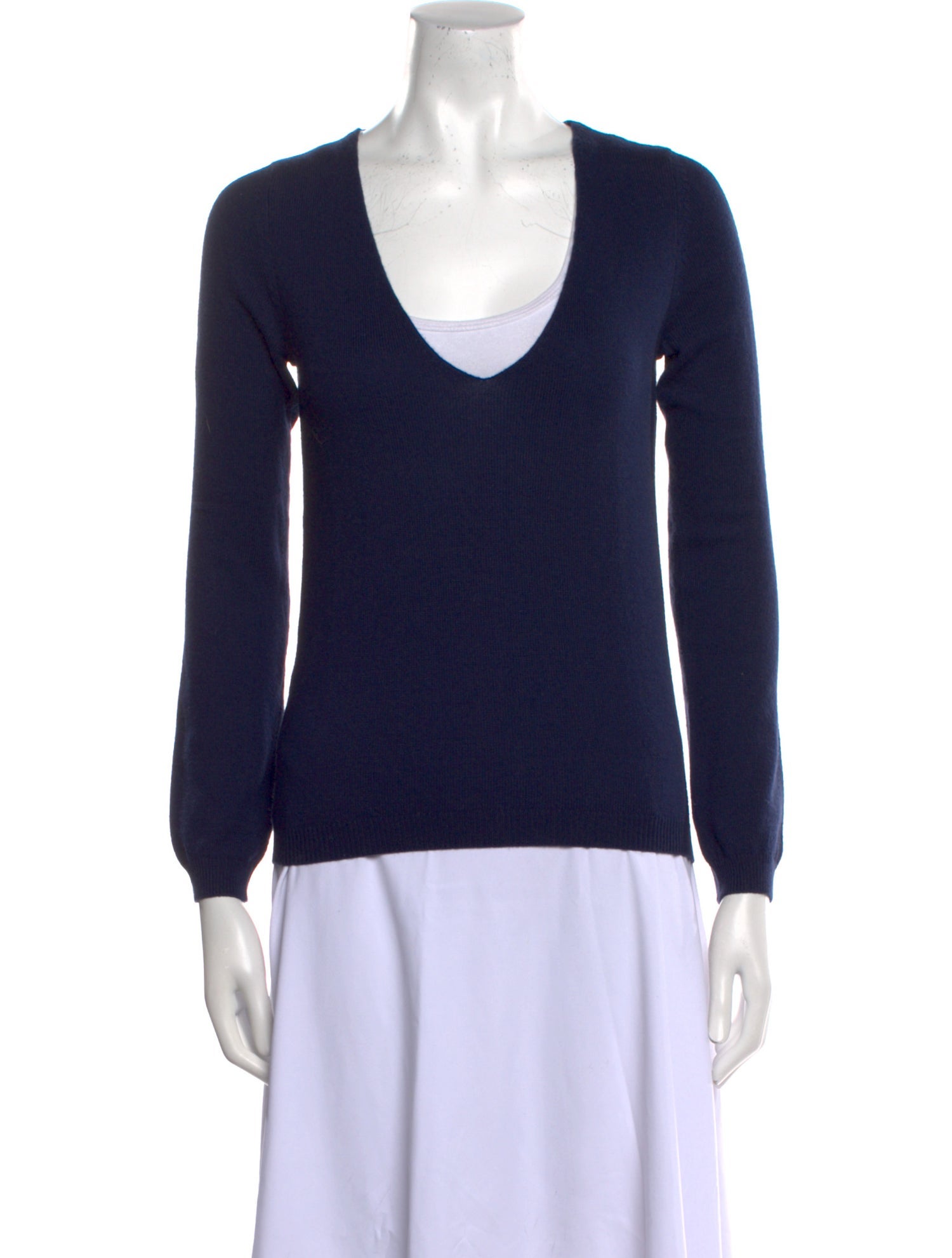 Claudie Pierlot Cashmere V-Neck Sweater