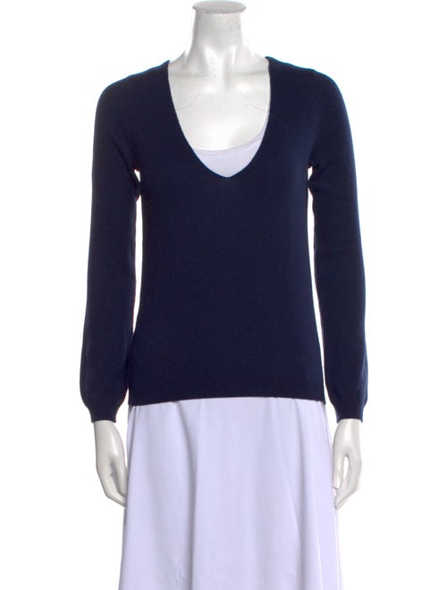 Claudie Pierlot Cashmere V-Neck Sweater