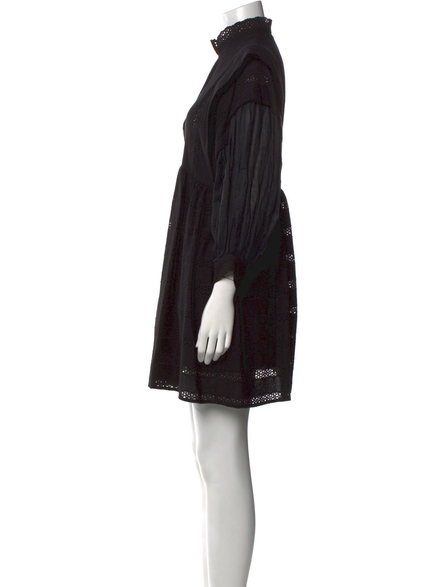 Claudie Pierlot Mock Neck Mini Dress