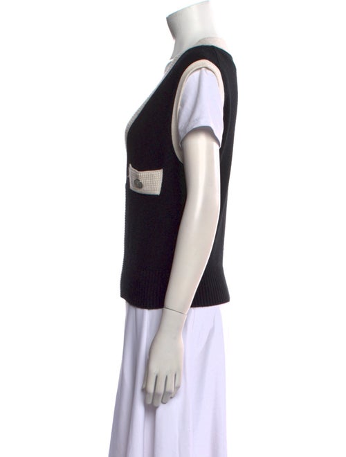 Claudie Pierlot Wool Colorblock Pattern Sweater