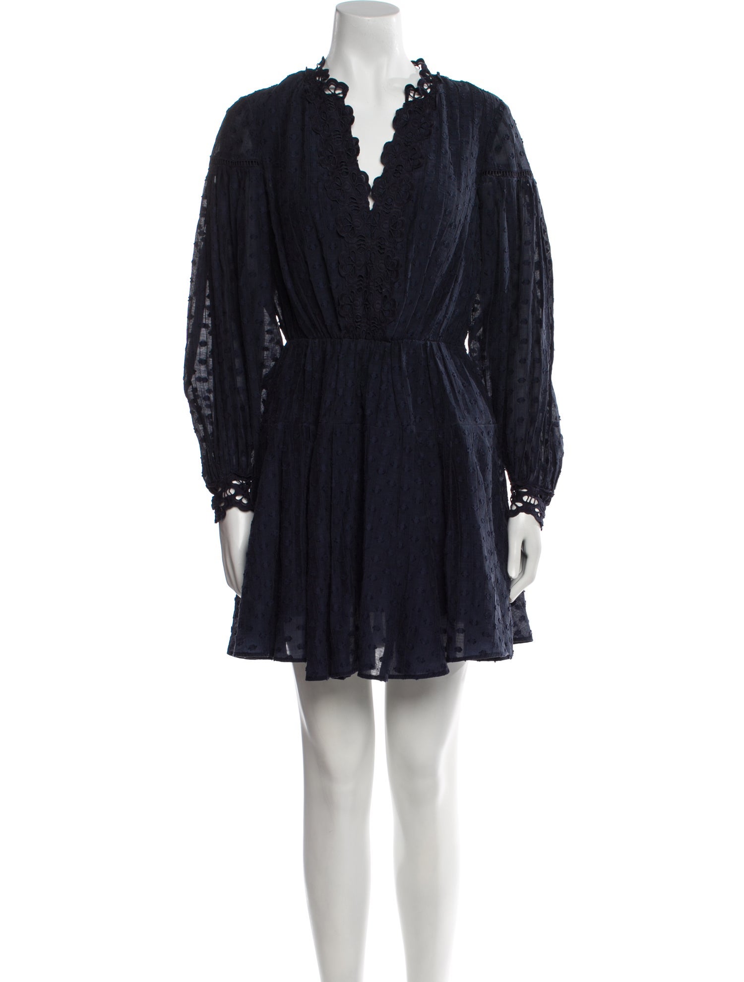Claudie Pierlot V-Neck Mini Dress