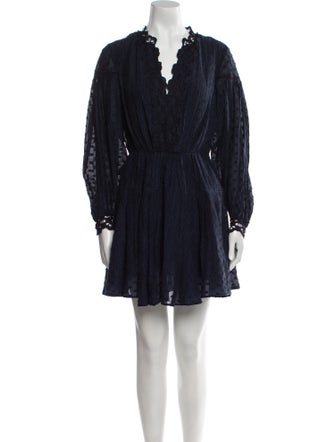 Claudie Pierlot V-Neck Mini Dress