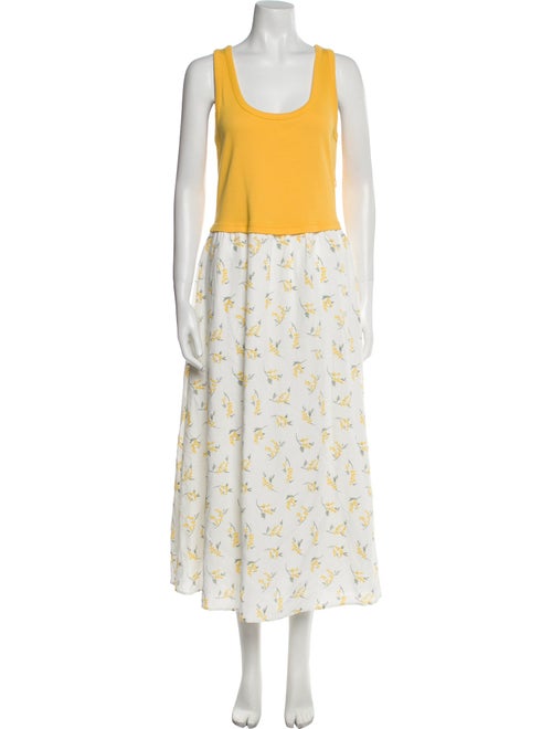 Claudie Pierlot Colorblock Pattern Long Dress