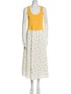 Claudie Pierlot Colorblock Pattern Long Dress