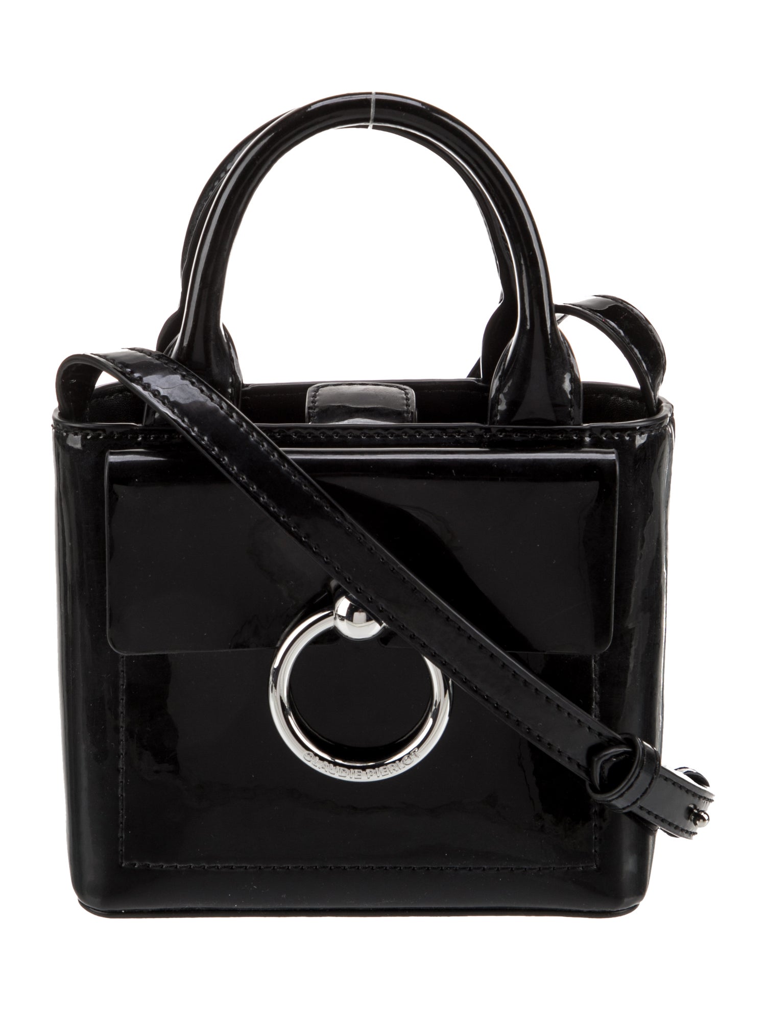 Claudie Pierlot Patent Leather Shoulder Bag