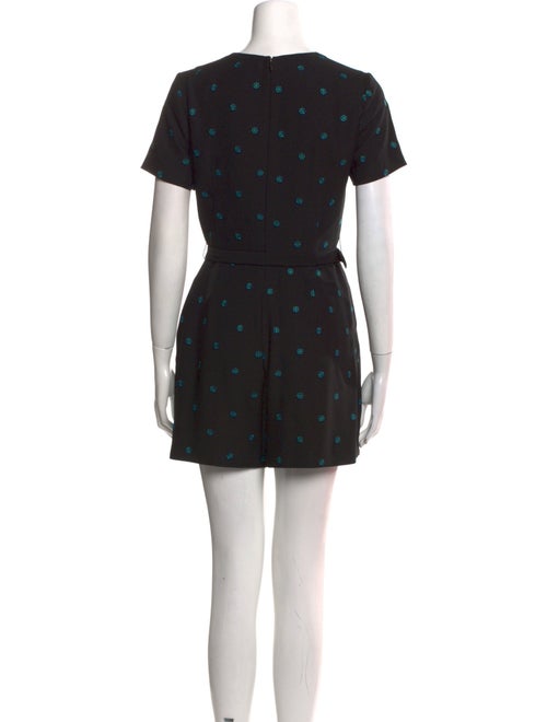 Claudie Pierlot Printed V-Neck Romper