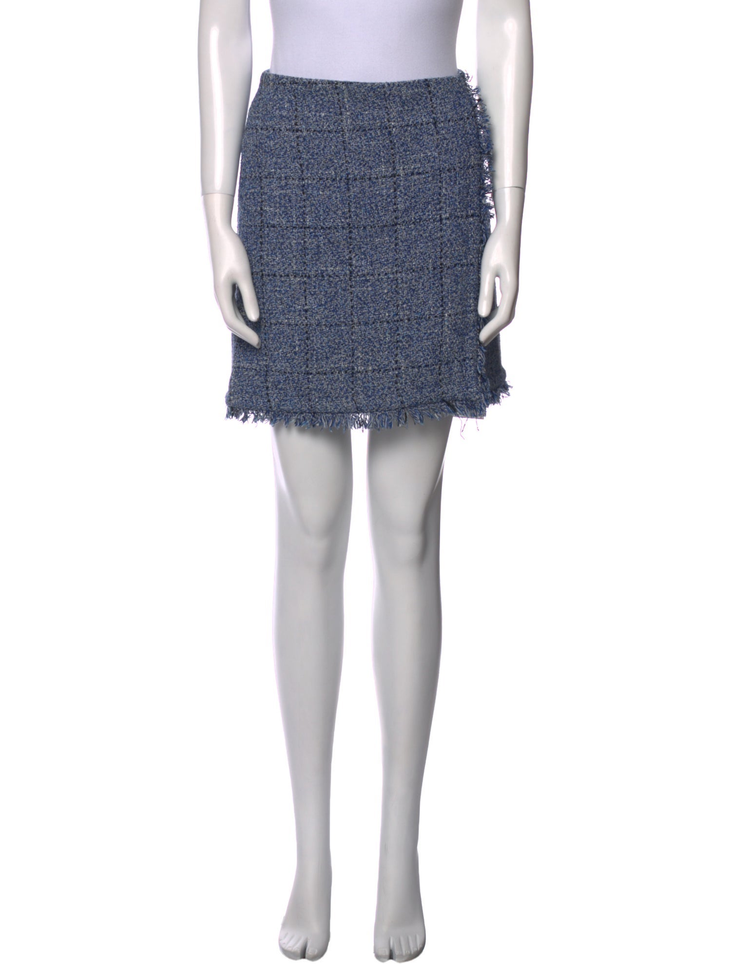 Claudie Pierlot Tweed Pattern Mini Skirt