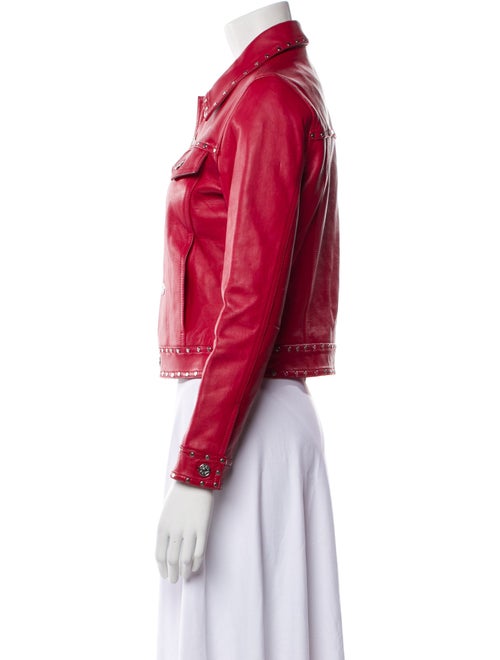 Claudie Pierlot Leather Biker Jacket