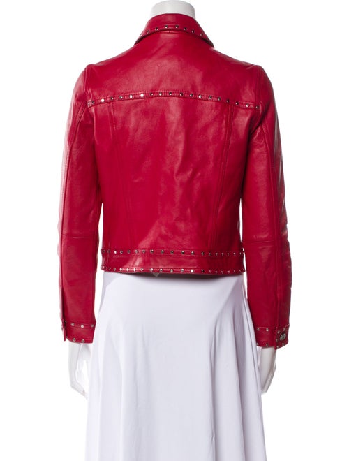Claudie Pierlot Leather Biker Jacket