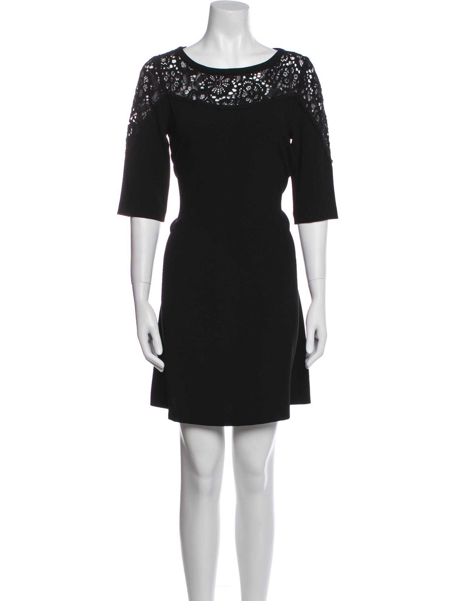 Claudie Pierlot Bateau Neckline Mini Dress