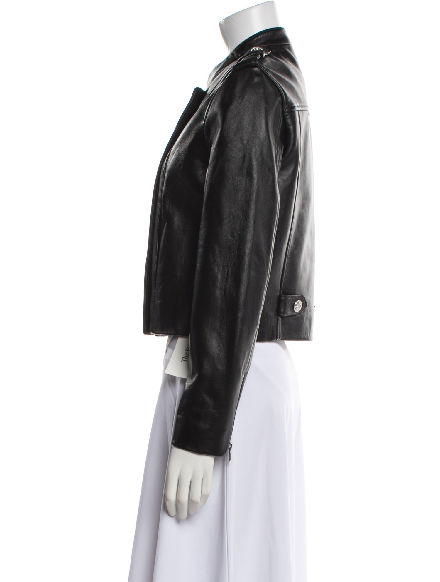 Claudie Pierlot Leather Biker Jacket