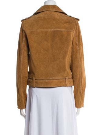 Claudie Pierlot Suede Biker Jacket