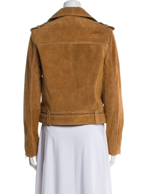 Claudie Pierlot Suede Biker Jacket