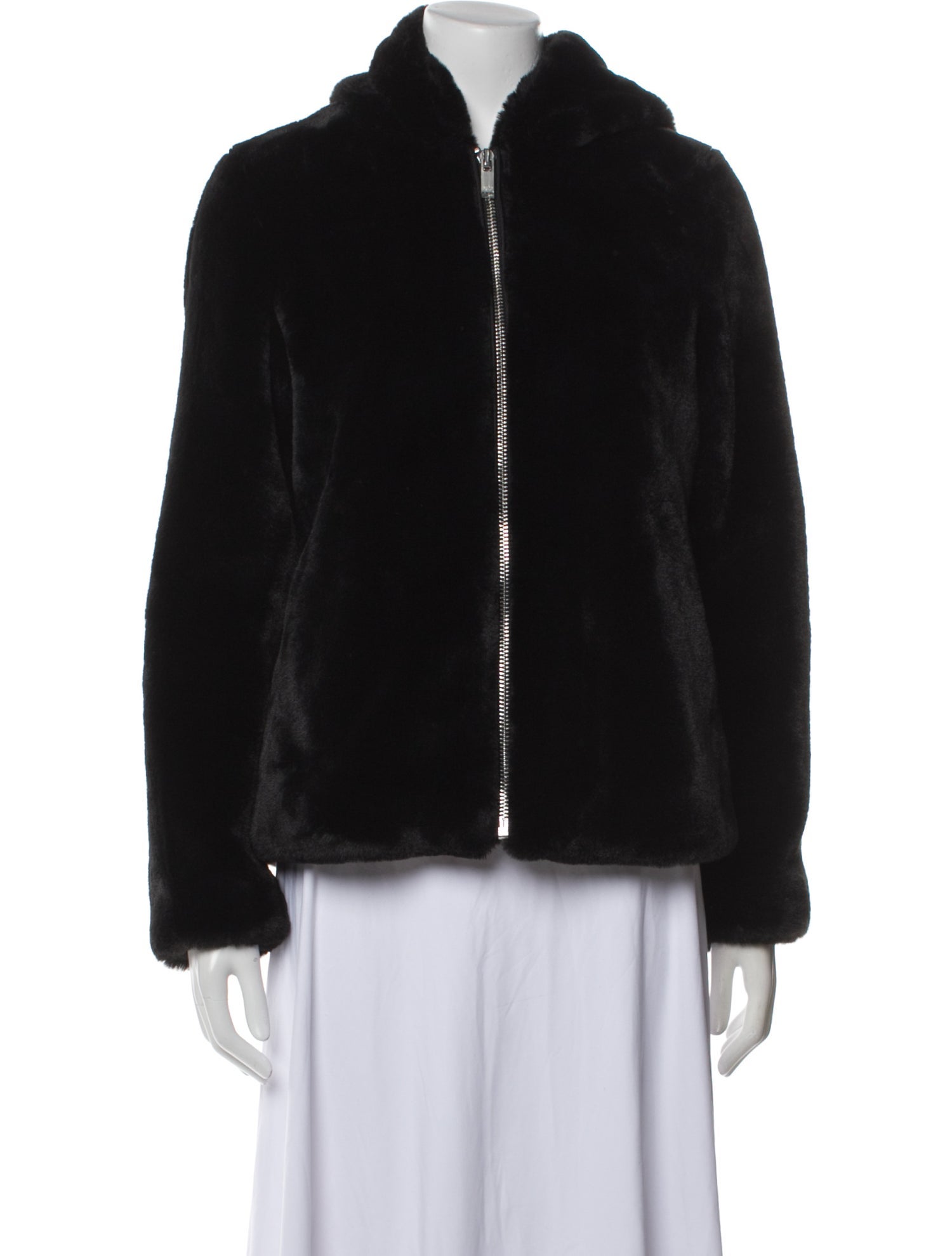 Claudie Pierlot Faux Fur Jacket