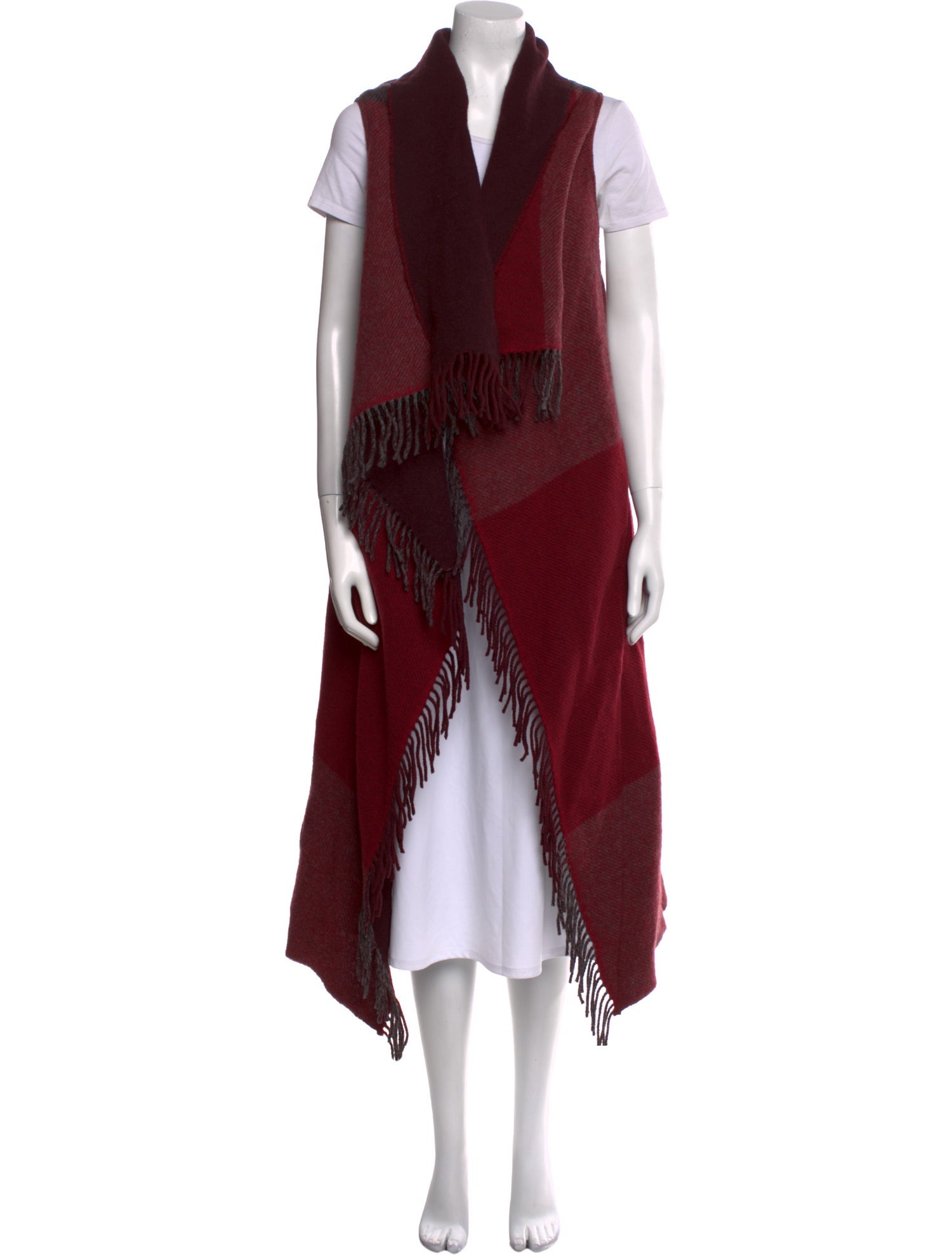 Claudie Pierlot Wool Colorblock Pattern Sweater