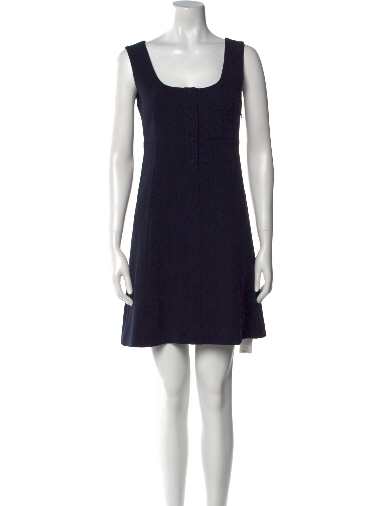Claudie Pierlot Scoop Neck Mini Dress
