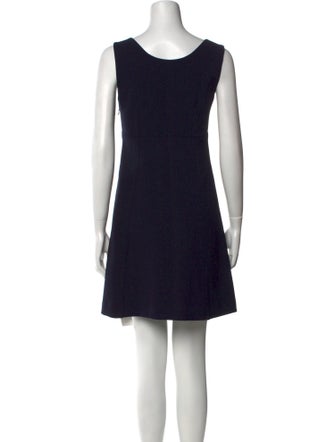 Claudie Pierlot Scoop Neck Mini Dress