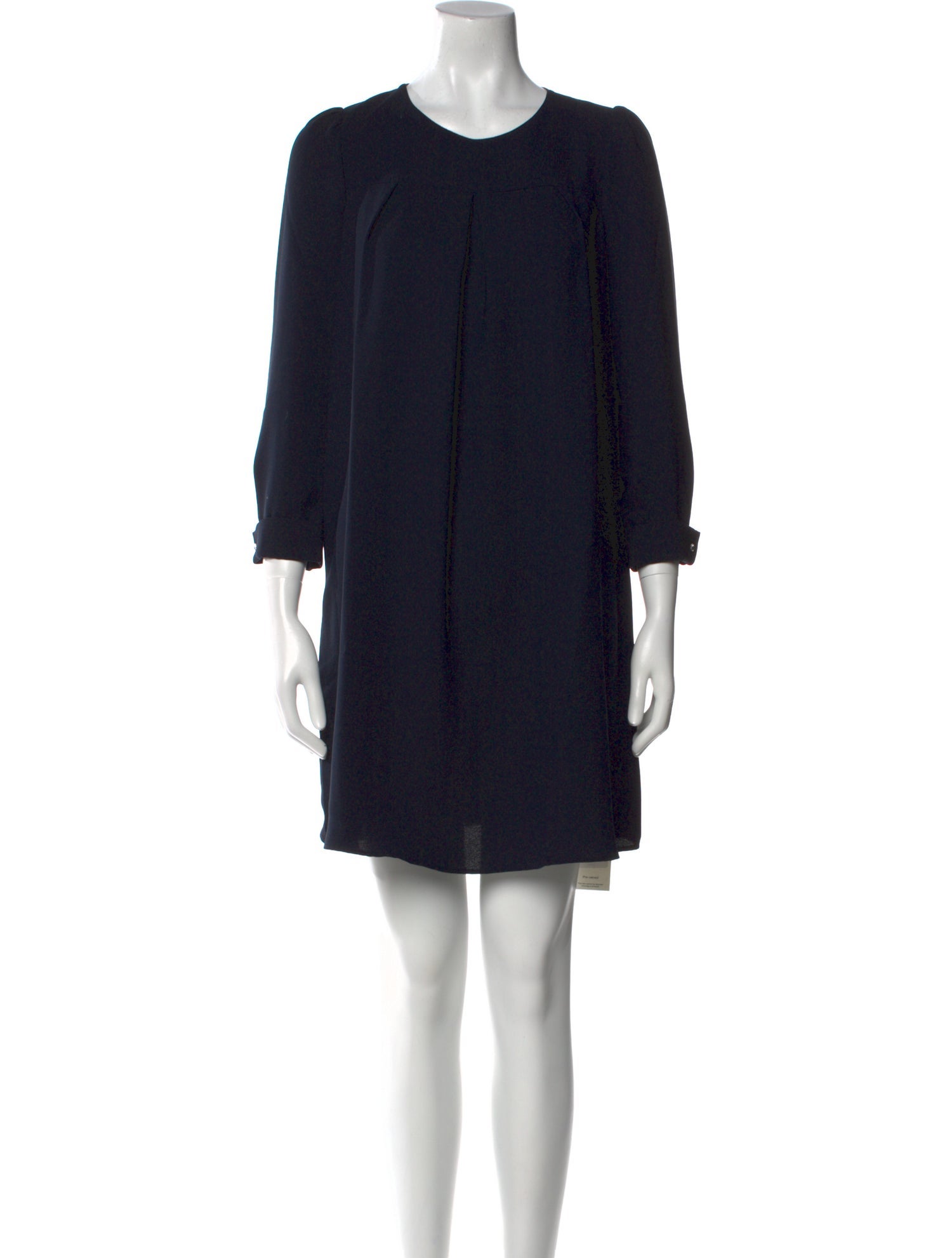 Claudie Pierlot Scoop Neck Mini Dress