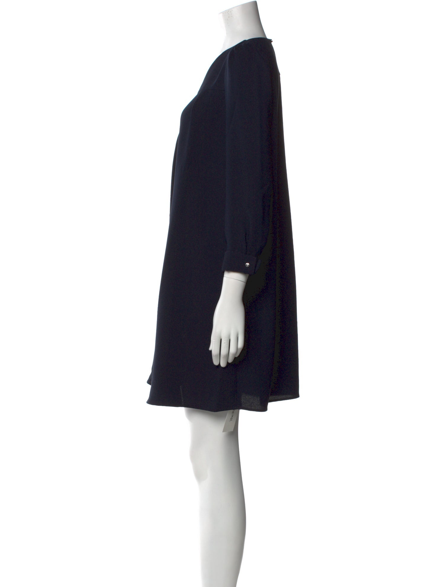 Claudie Pierlot Scoop Neck Mini Dress