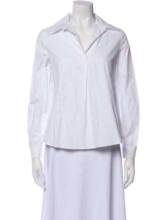 Claudie Pierlot Long Sleeve Button-Up Top