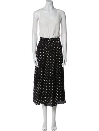 Claudie Pierlot Polka Dot Print Long Dress