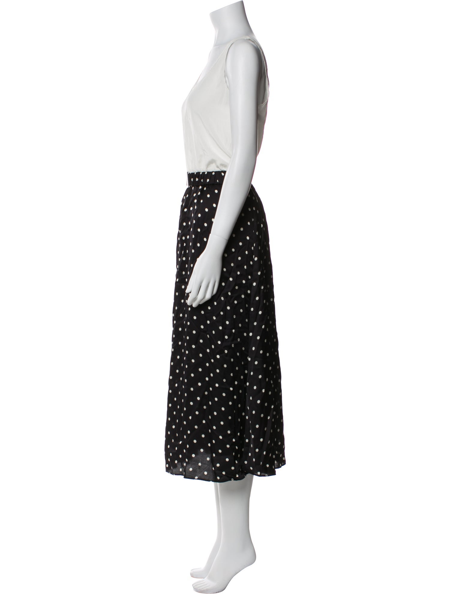 Claudie Pierlot Polka Dot Print Long Dress