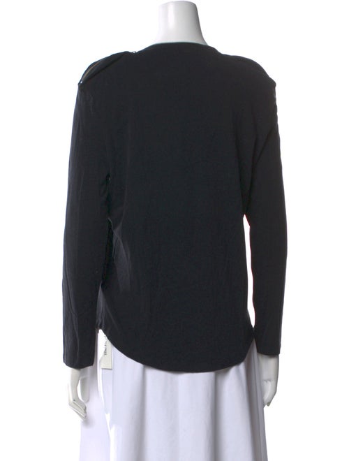 Claudie Pierlot Bateau Neckline Long Sleeve Top