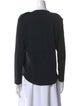 Claudie Pierlot Bateau Neckline Long Sleeve Top