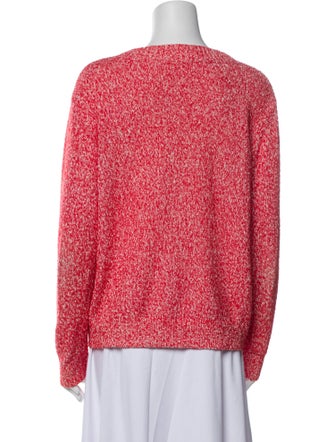 Claudie Pierlot Colorblock Pattern V-Neck Sweater