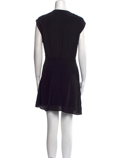 Claudie Pierlot V-Neck Mini Dress