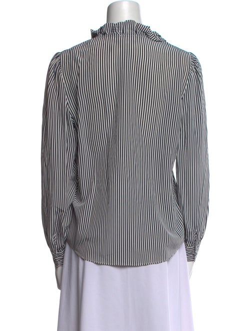 Claudie Pierlot Striped Long Sleeve Blouse