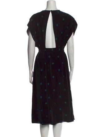 Claudie Pierlot Printed Midi Length Dress