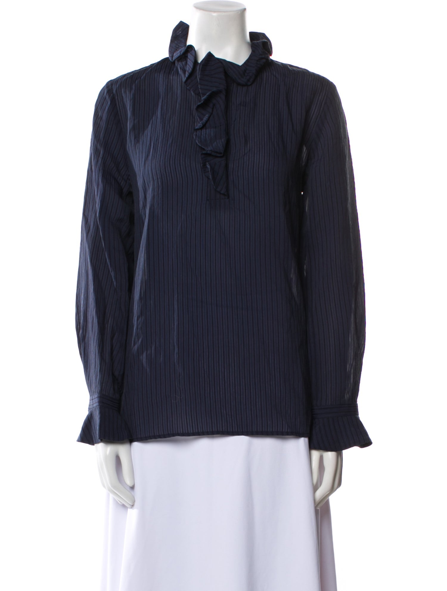Claudie Pierlot Mock Neck Long Sleeve Blouse w/ Tags