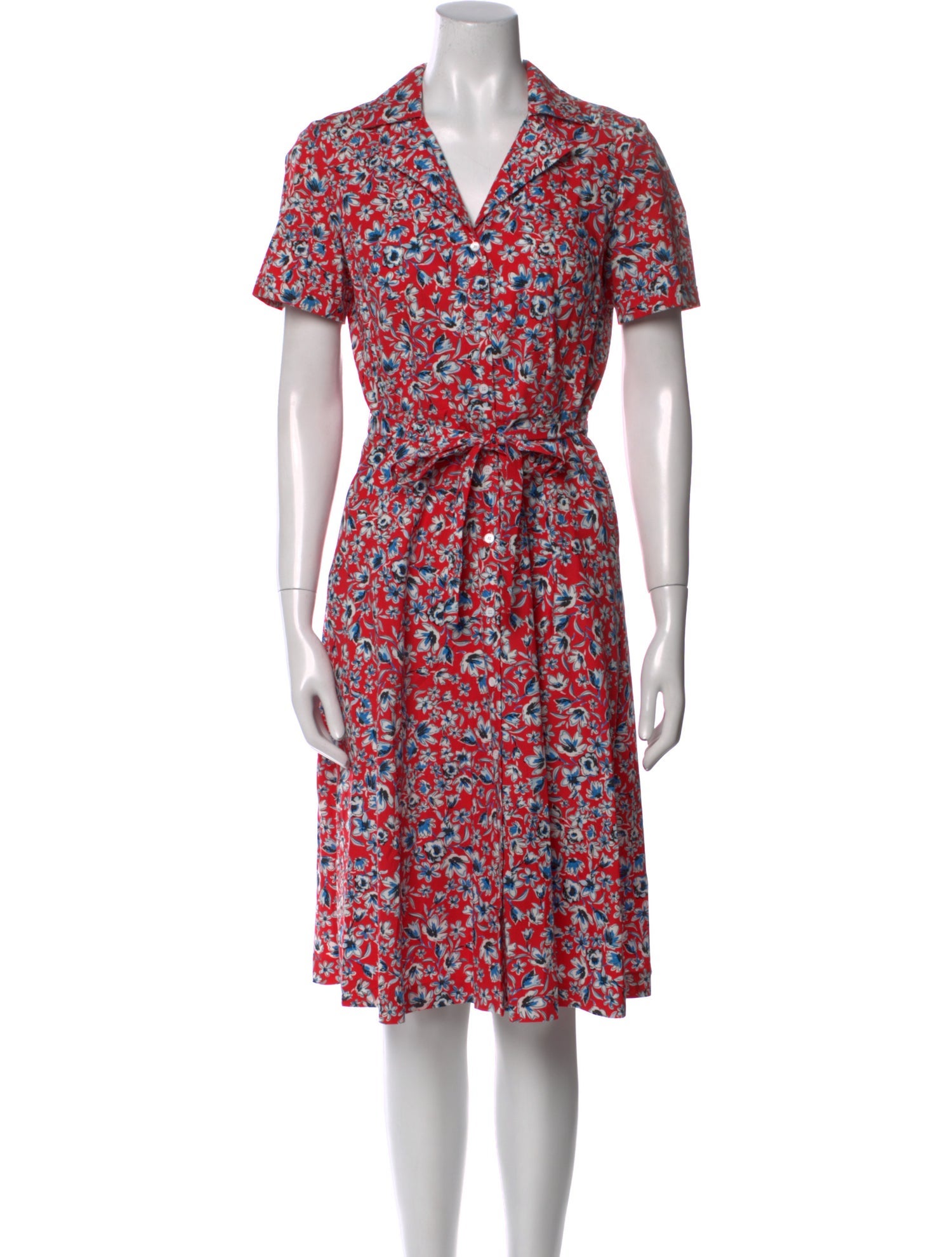 Claudie Pierlot Floral Print Knee-Length Dress