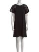Claudie Pierlot Bateau Neckline Mini Dress