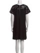 Claudie Pierlot Bateau Neckline Mini Dress