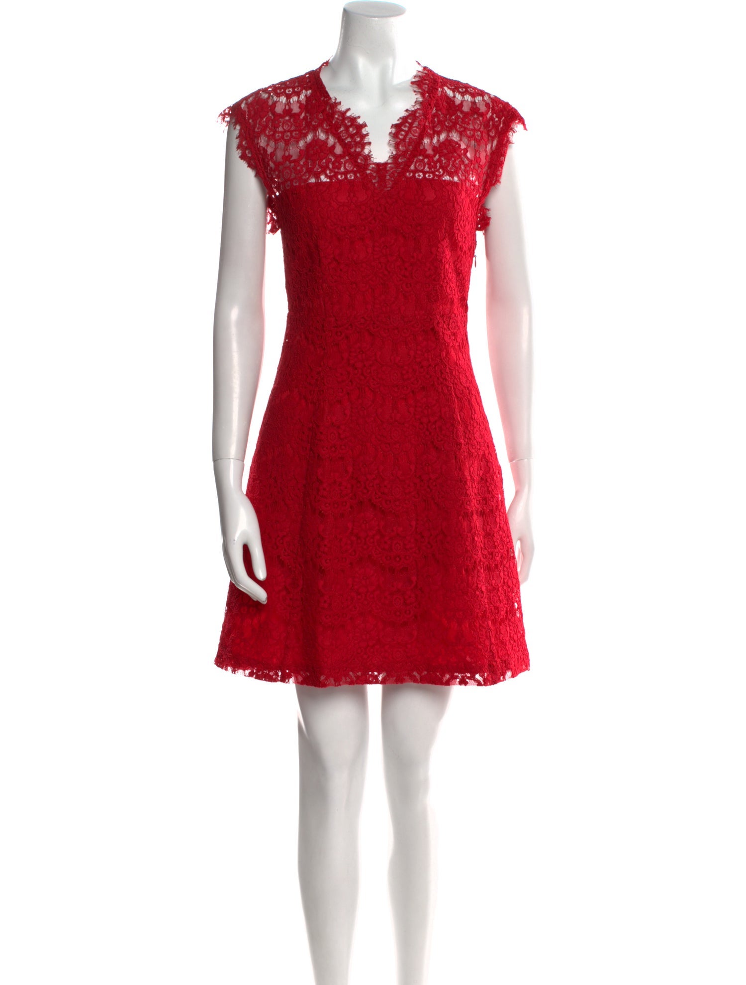 Claudie Pierlot V-Neck Mini Dress