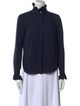 Claudie Pierlot Mock Neck Long Sleeve Sweatshirt