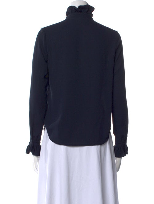 Claudie Pierlot Mock Neck Long Sleeve Sweatshirt