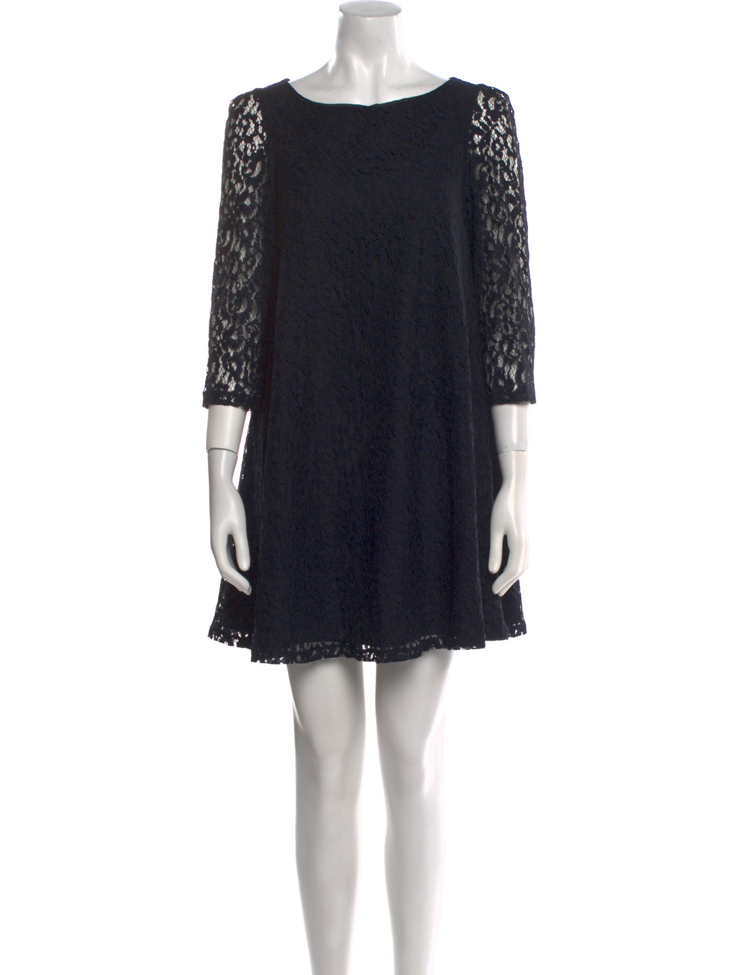 Claudie Pierlot Lace Pattern Mini Dress