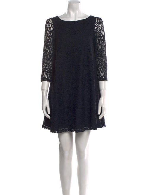 Claudie Pierlot Lace Pattern Mini Dress