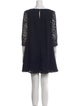 Claudie Pierlot Lace Pattern Mini Dress