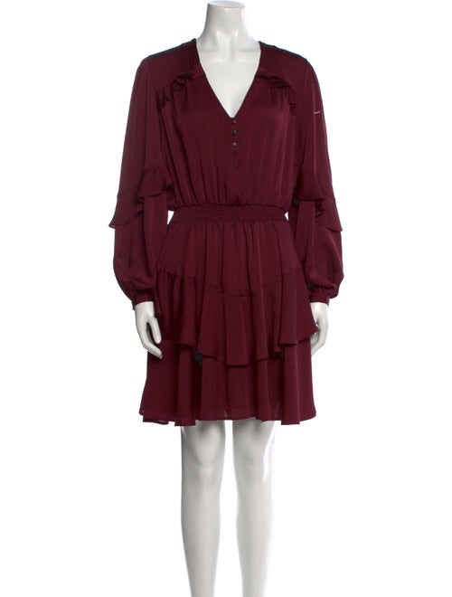 Claudie Pierlot V-Neck Knee-Length Dress