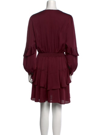 Claudie Pierlot V-Neck Knee-Length Dress