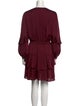 Claudie Pierlot V-Neck Knee-Length Dress