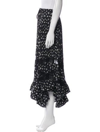 Claudie Pierlot Floral Print Midi Length Skirt