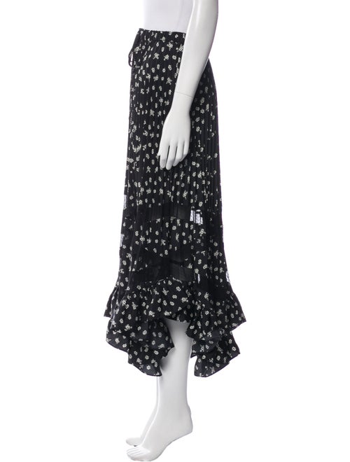 Claudie Pierlot Floral Print Midi Length Skirt